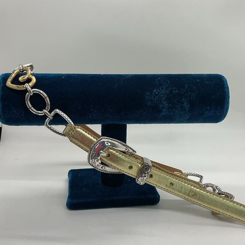 Brighton Gold and Silver Women's Belt